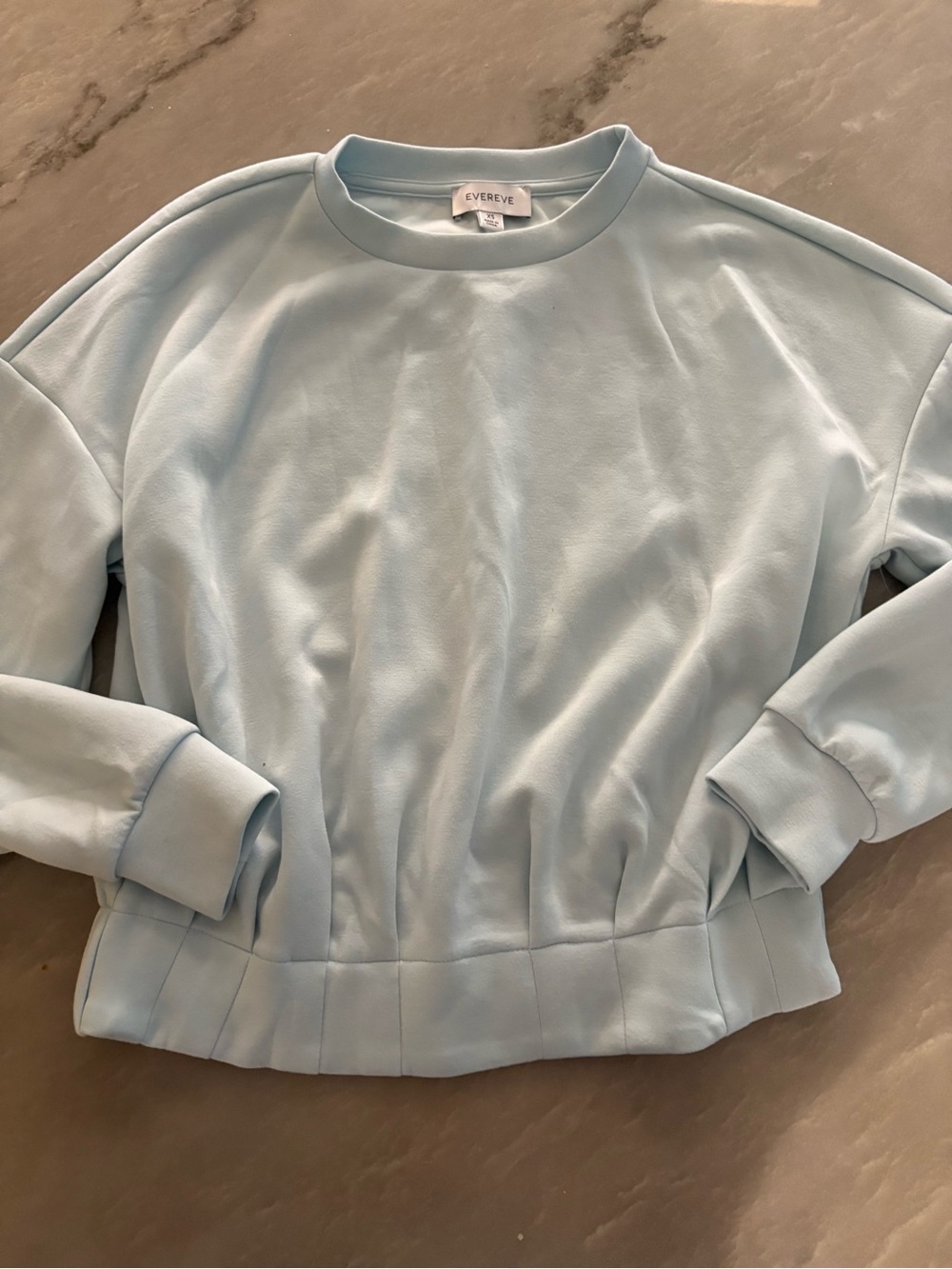 Evereve Pale Blue Crewneck Pullover
